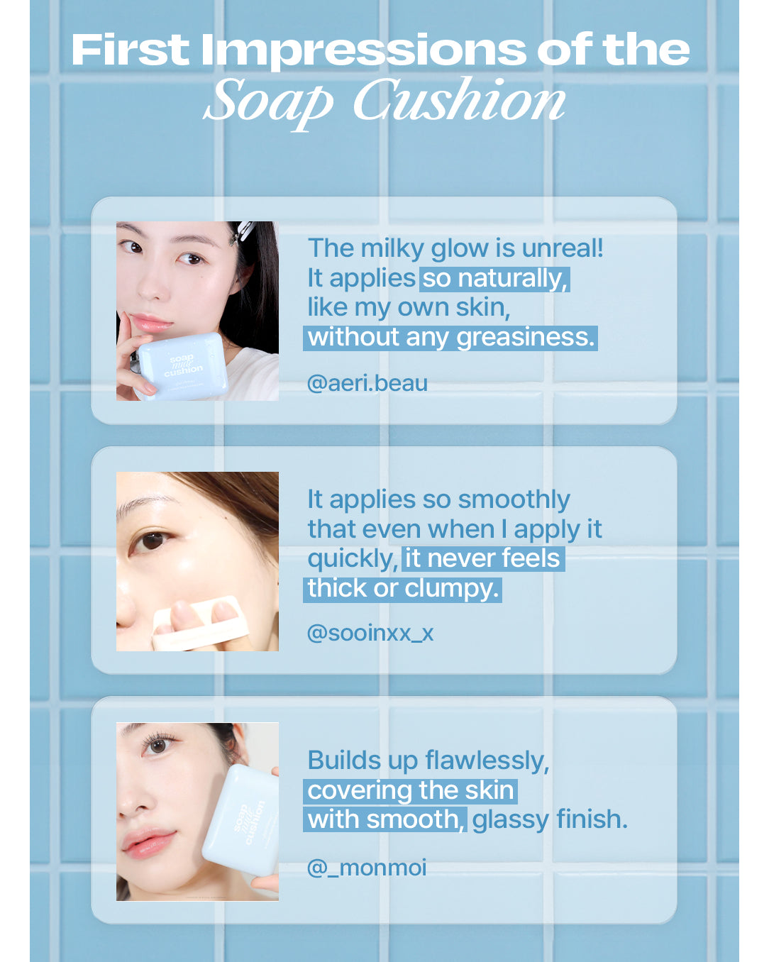 Alternative Stereo Soap Nude Cushion SPF42/PA~ (3 shades)