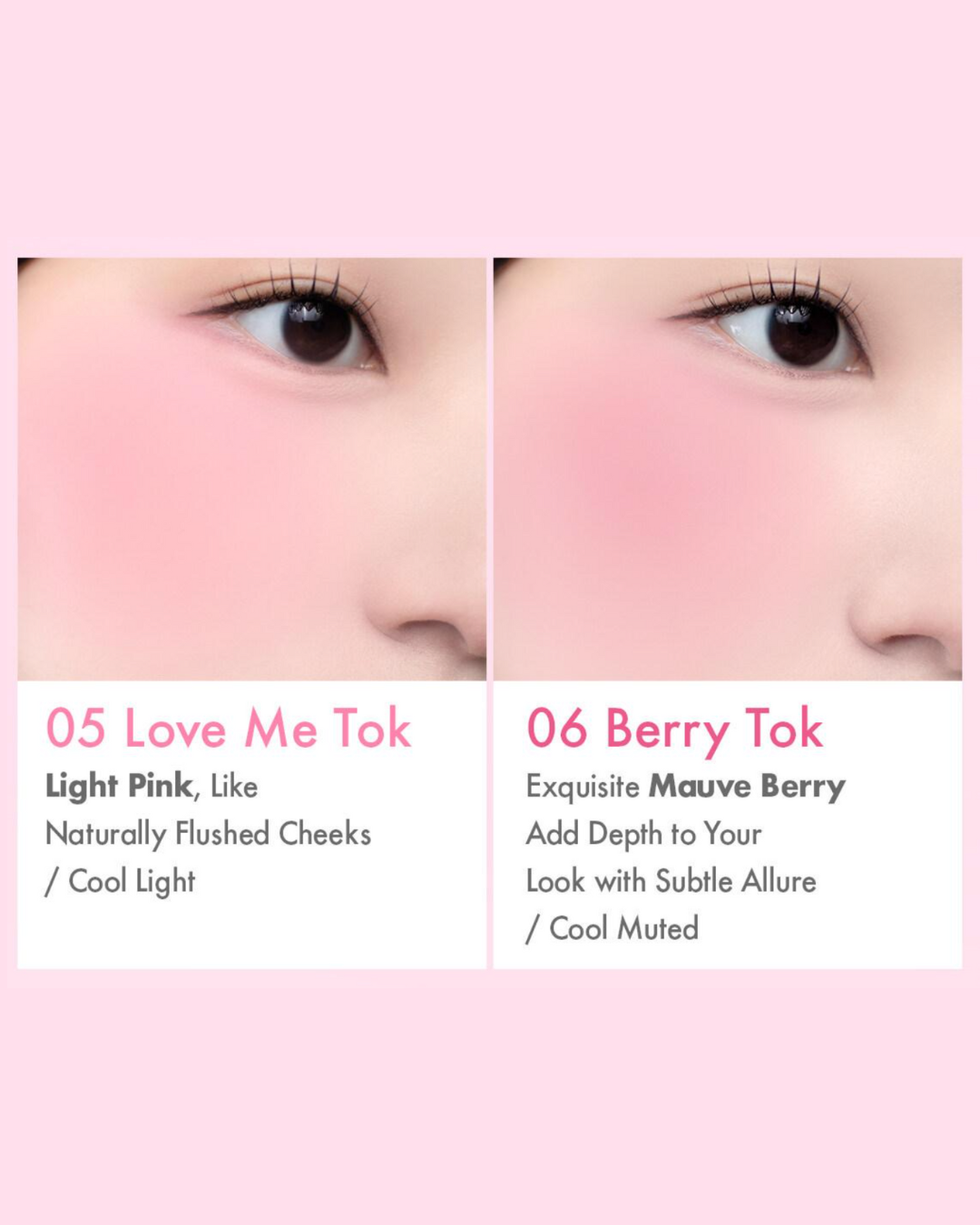 AMUSE Cheek Tok Tok (8 Colours)