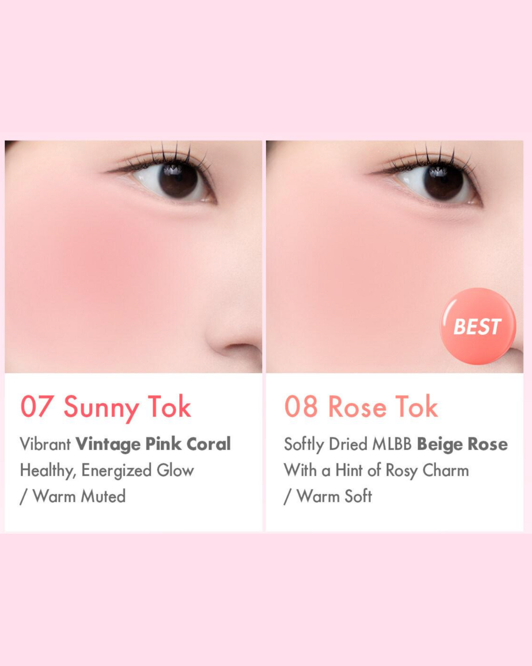 AMUSE Cheek Tok Tok (8 Colours)