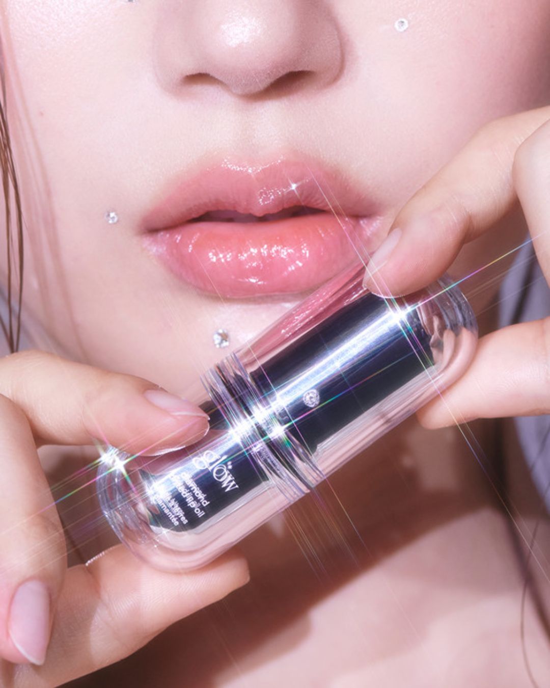 glow diamond tinted lip oil