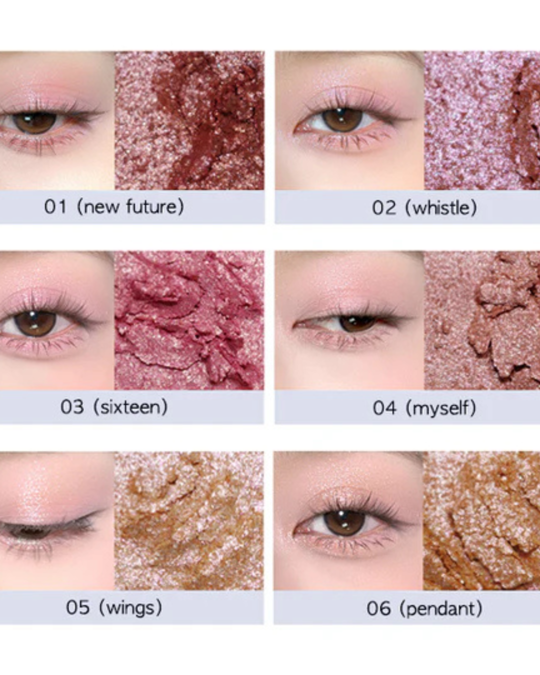 glow anime eyeshadow palette (full moon)