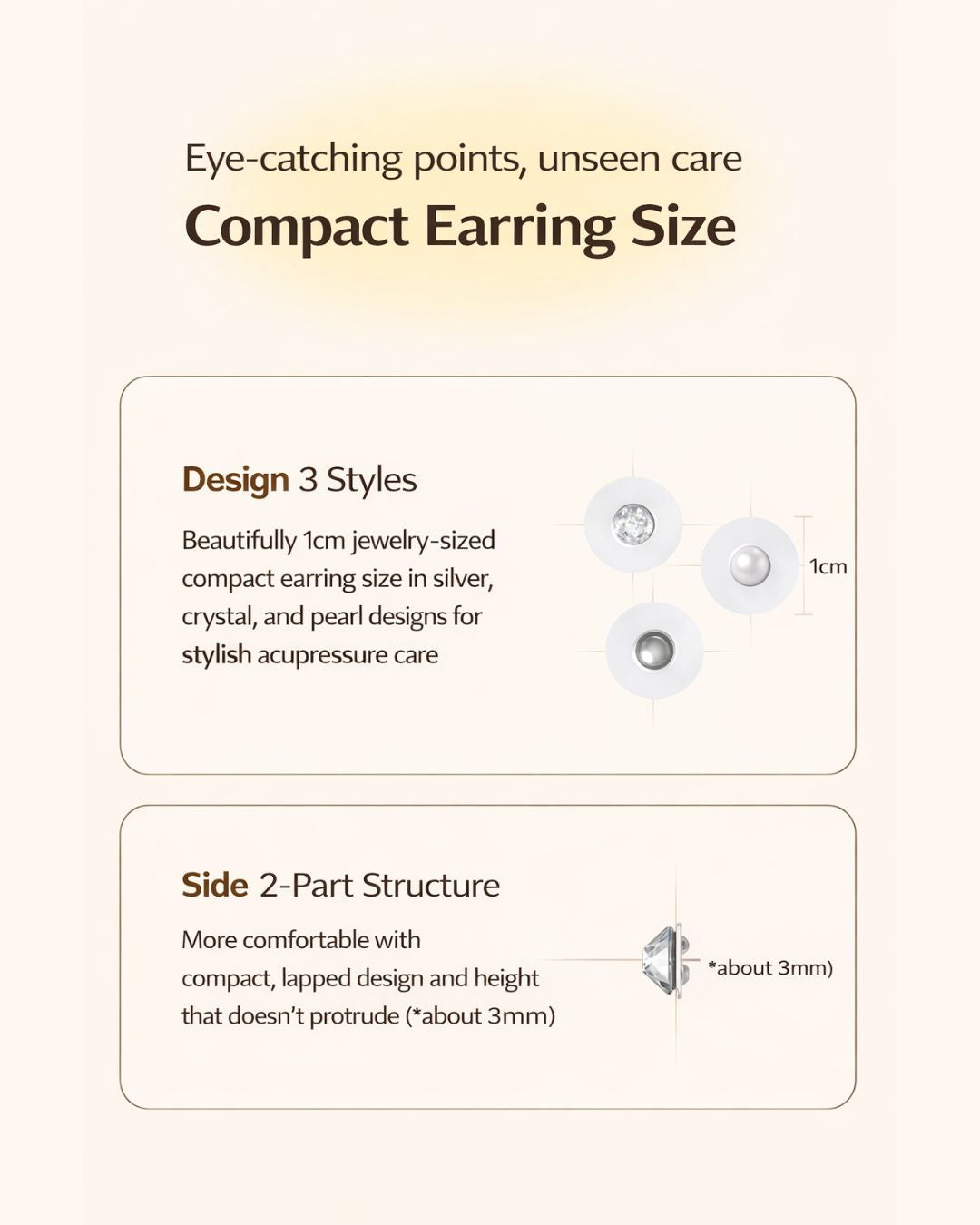 Returnity Ear Therapy Patch (Crystal/Pearl/Silver) (3 sheets)