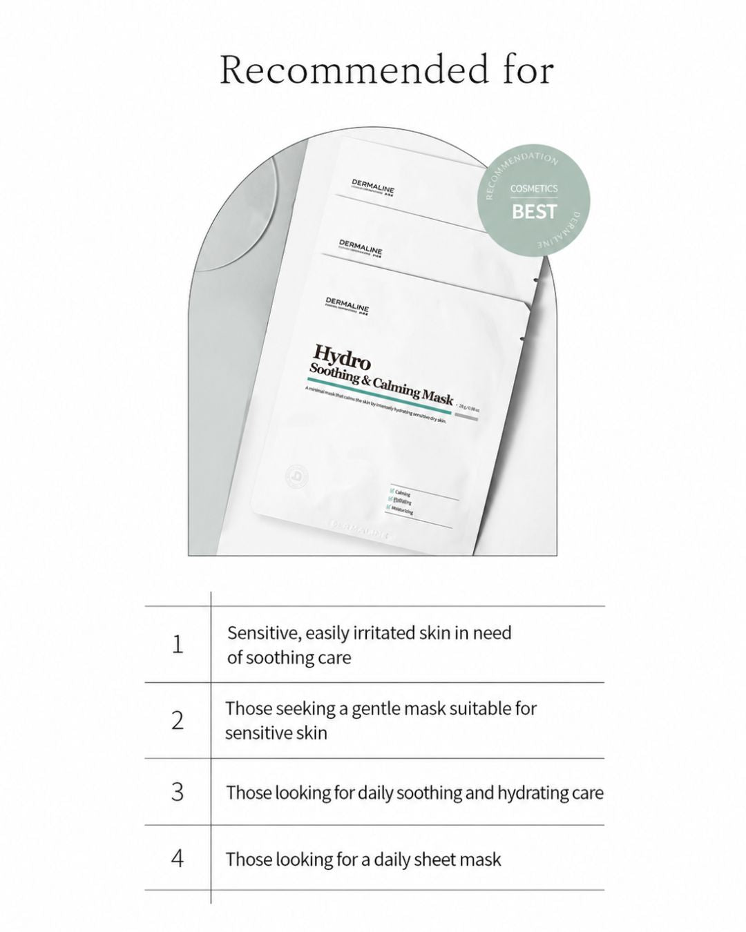 Dermaline Hydro Soothing & Calming Mask