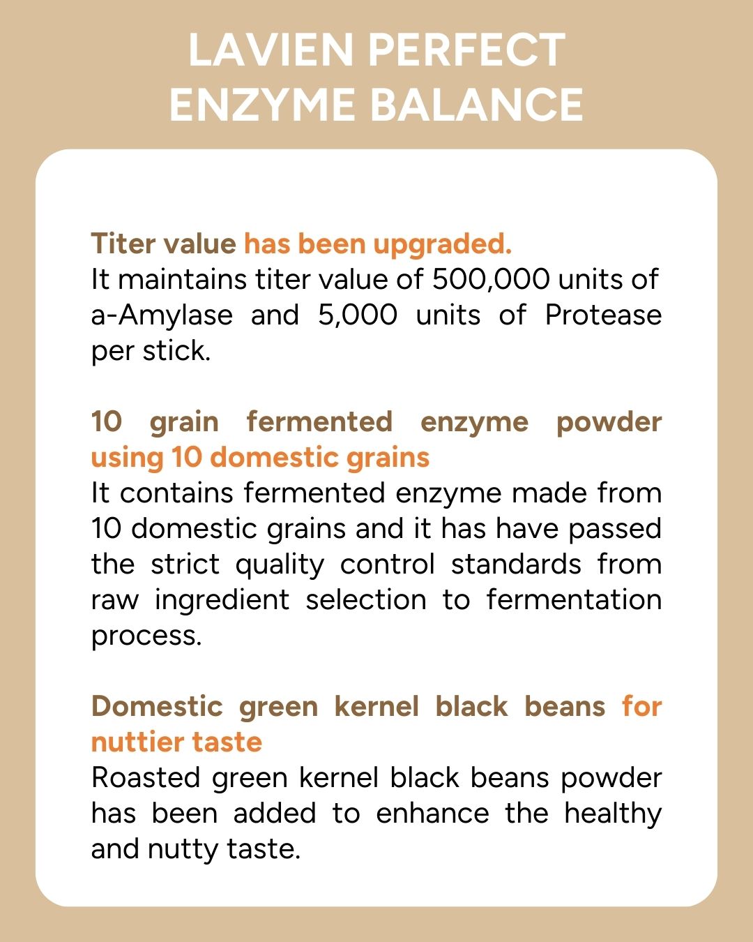 Lavien Perfect Enzyme Balance