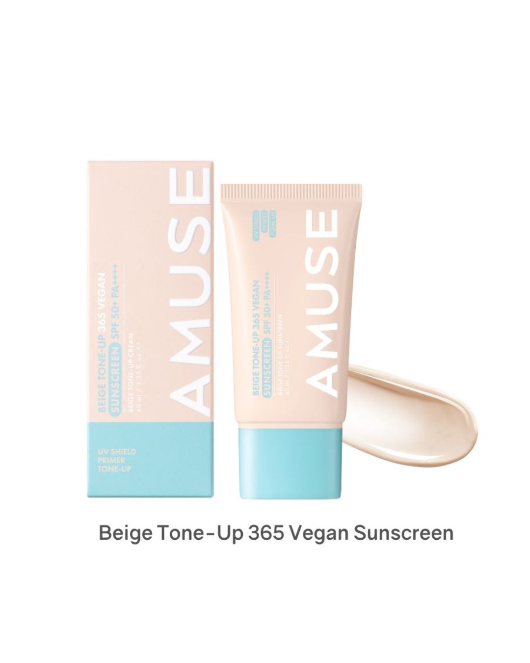AMUSE Beige Tone-Up 365 Vegan Sunscreen SPF 50+ PA++++