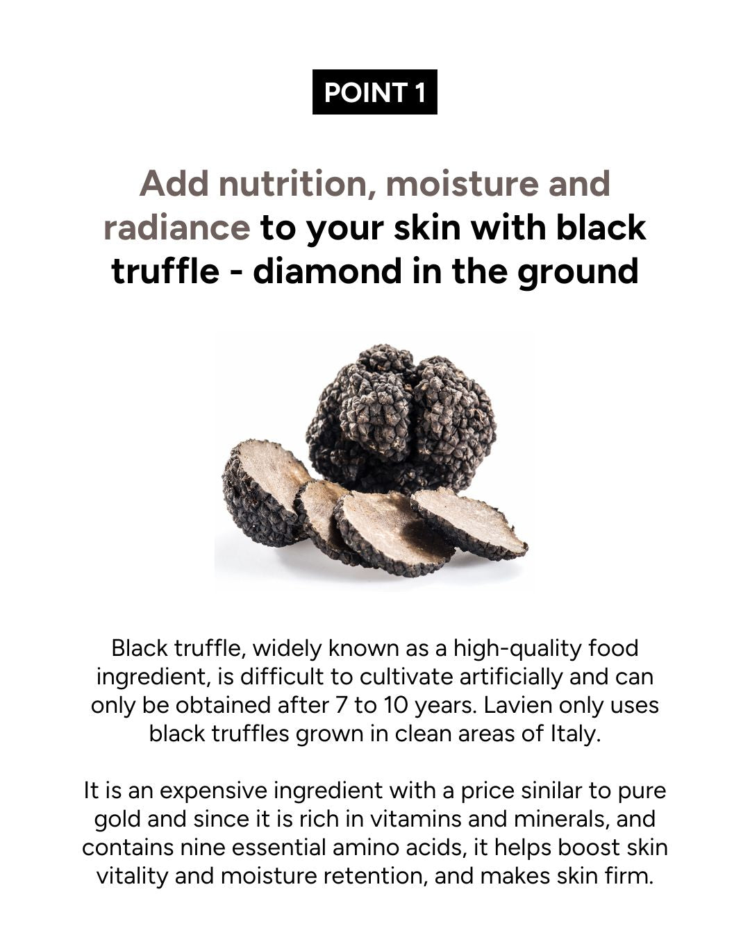 Lavien Advanced Care Black Truffle Modeling Mask