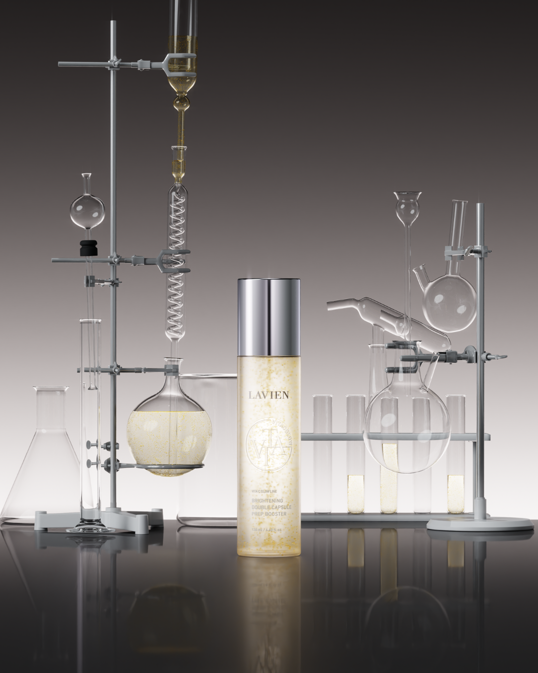 Lavien Vita C Glow Brightening Double Capsule Prep Booster (130ml)