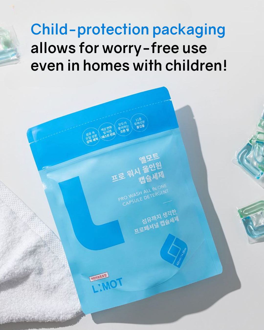 L:MOT Pro Wash All In One Capsule Detergent Refill (30 Capsules)