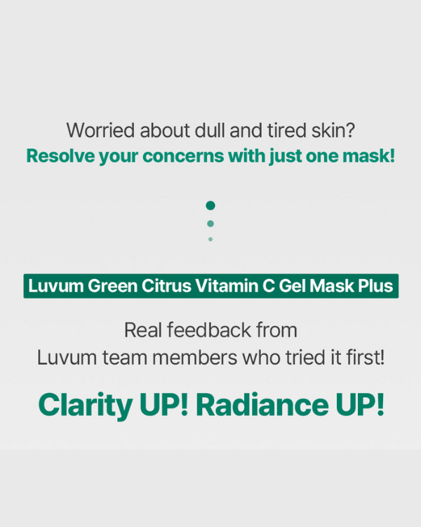 Luvum Green Citrus Vitamin C Gel Mask+