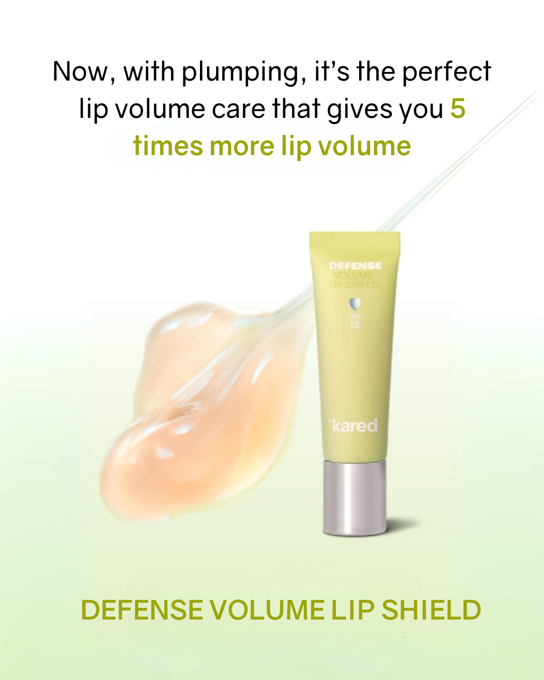 kared Defense Volume Lip Shield (Clear) (NEW!)