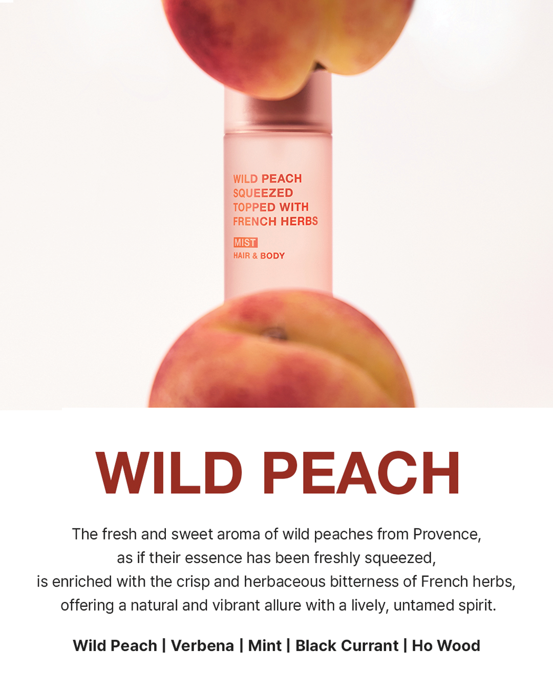 kuoca Fragrance Mist (Wild Peach)(50ml)