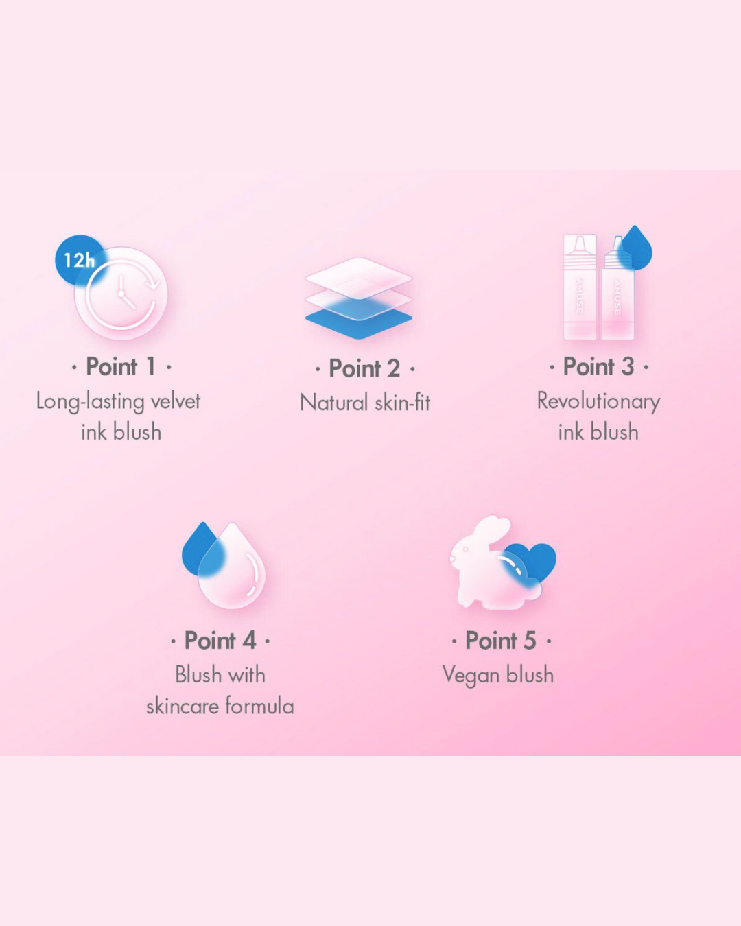 AMUSE Cheek Tok Tok (8 Colours)