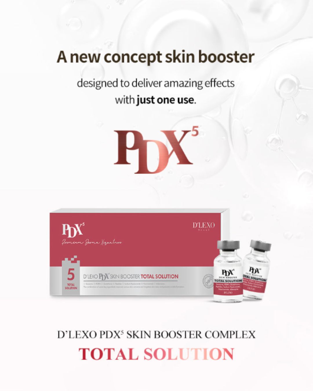 Dermaline PDX5 Skin Booster Total Solution (5ml x 5)