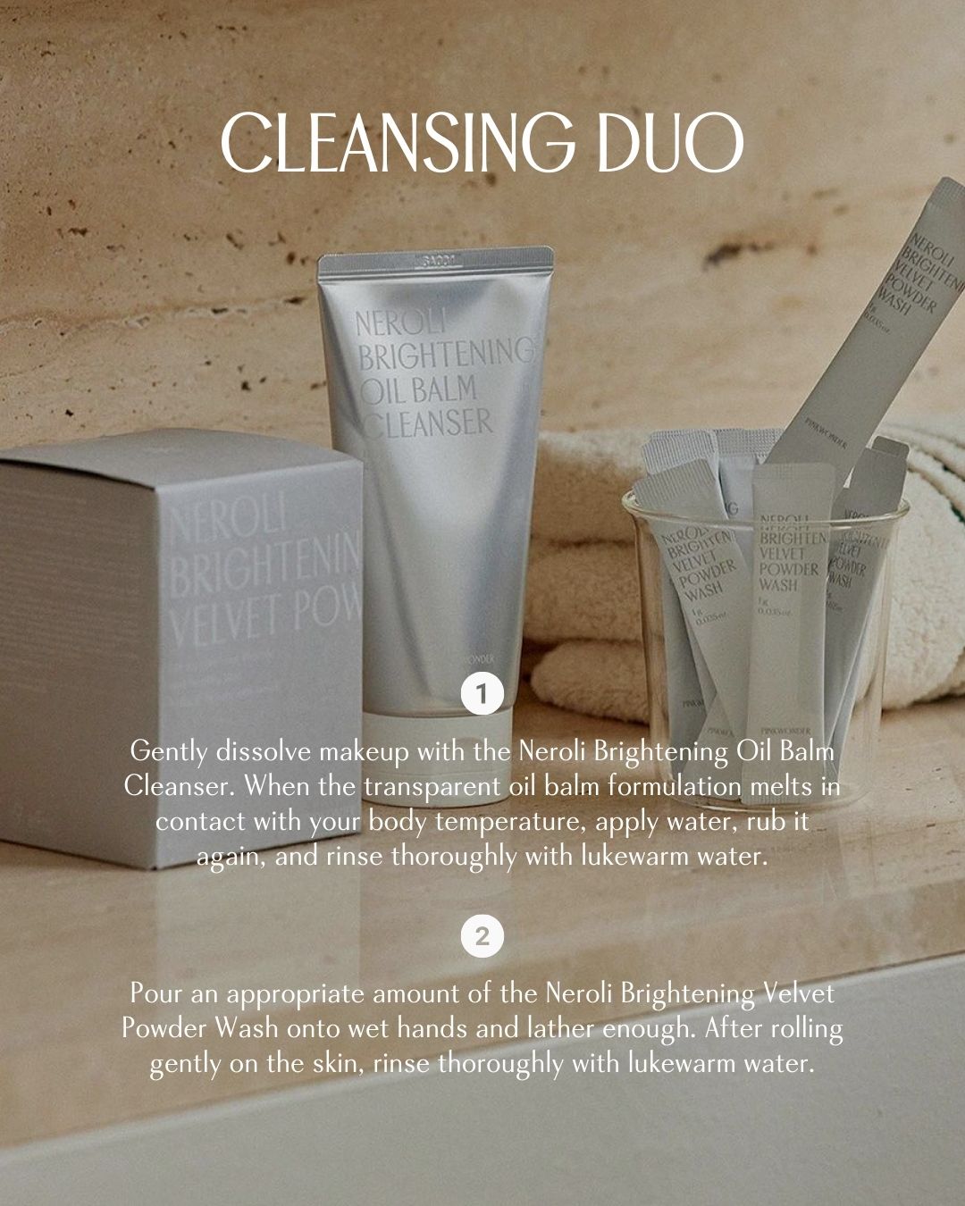 PINKWONDER Neroli Brightening Oil Balm Cleanser