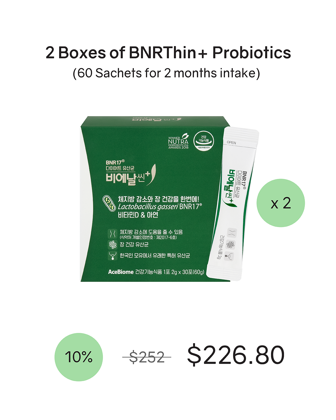 BNRThin+ Diet Probiotics