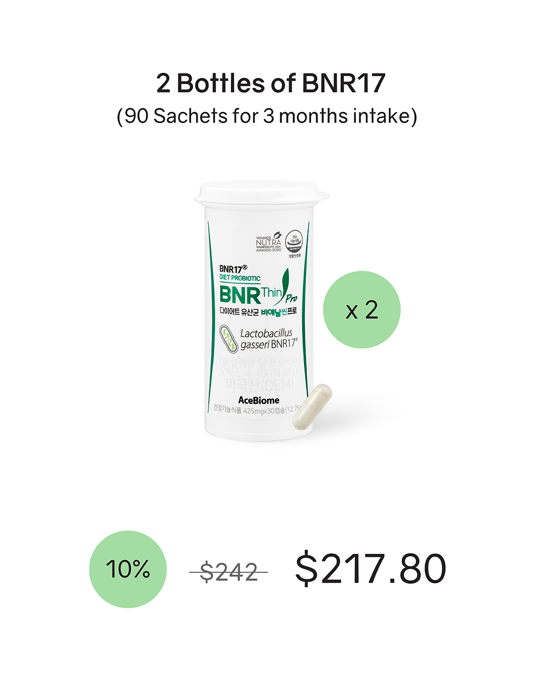 BNR17 Diet Probiotics BNRThin Pro