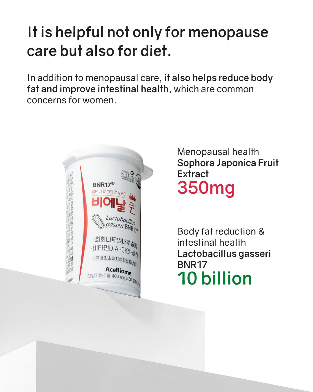 BNR Queen Probiotics for Menopausal Relief