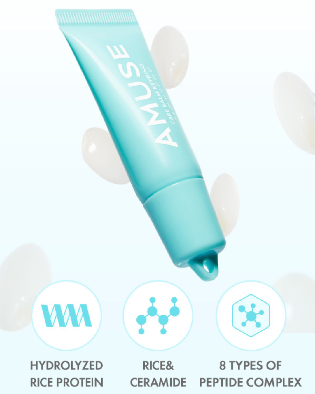 AMUSE Care/Tint Balm Keyring (5 Shades)