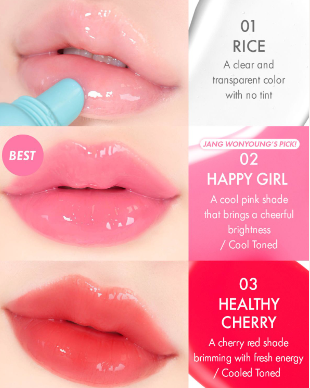 AMUSE Care/Tint Balm Keyring (5 Shades)