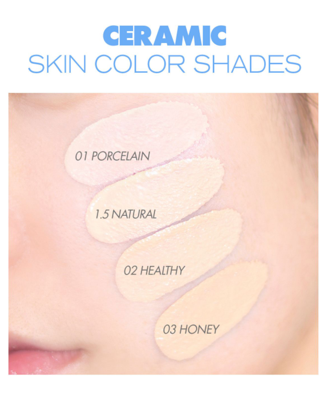 AMUSE Ceramic Skin Perfector Foundation (4 Shades)