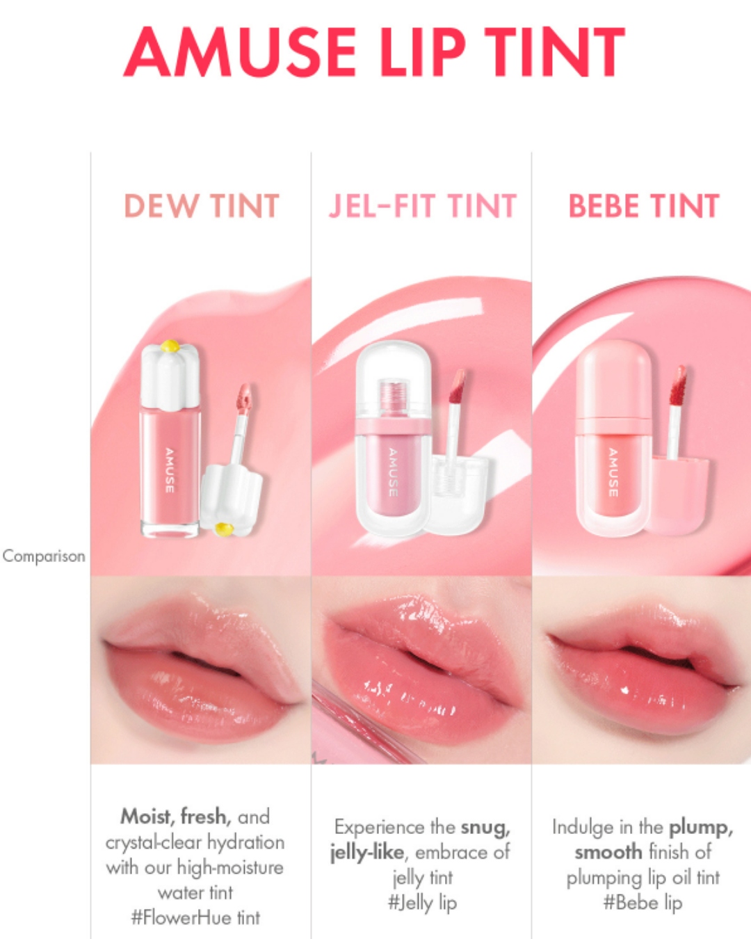 AMUSE Dew Tint (12 Colours)
