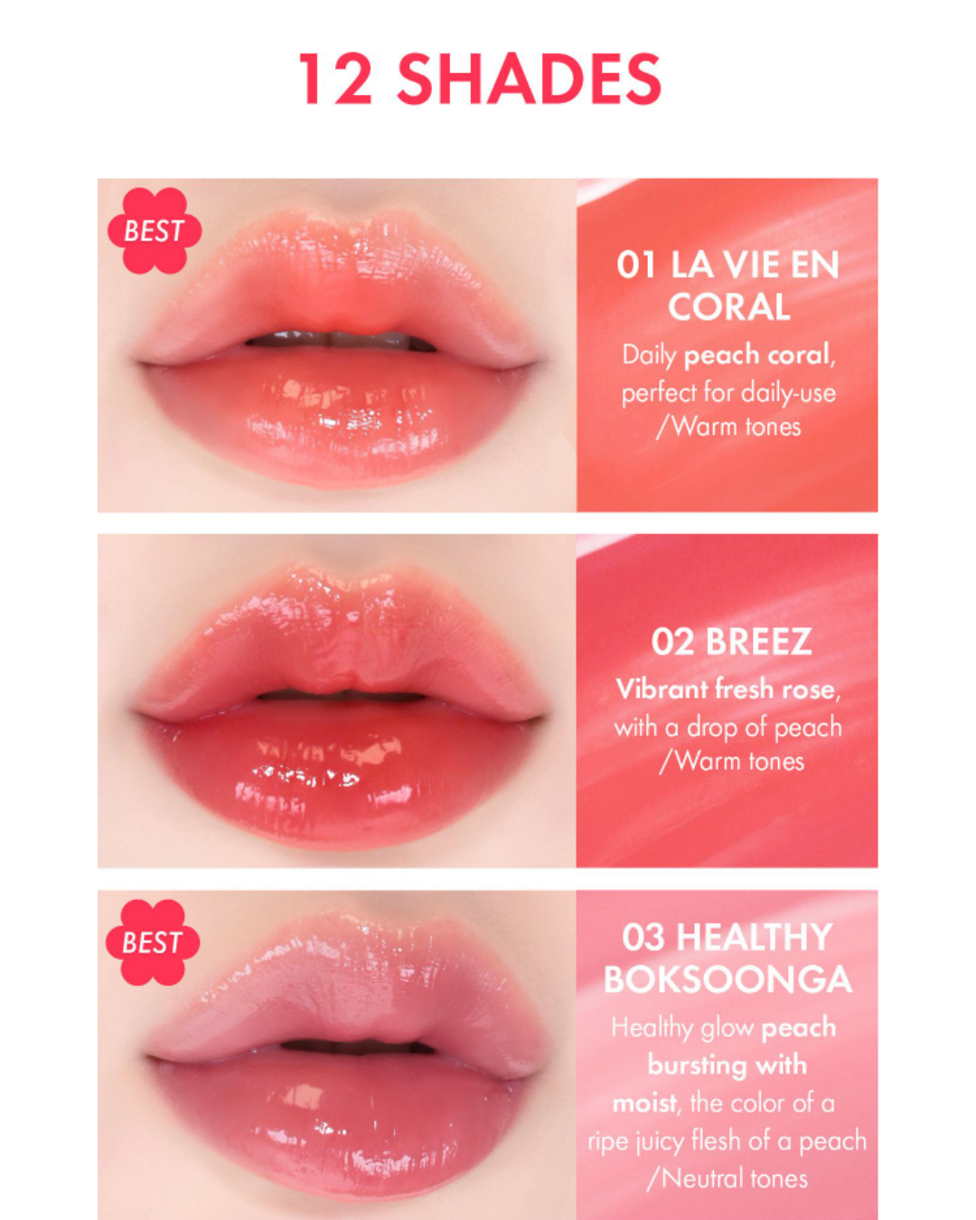AMUSE Dew Tint (12 Colours)