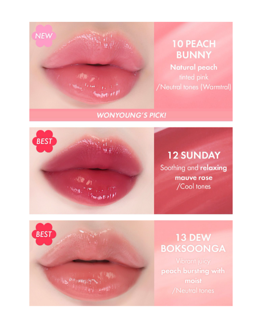 AMUSE Dew Tint (12 Colours)