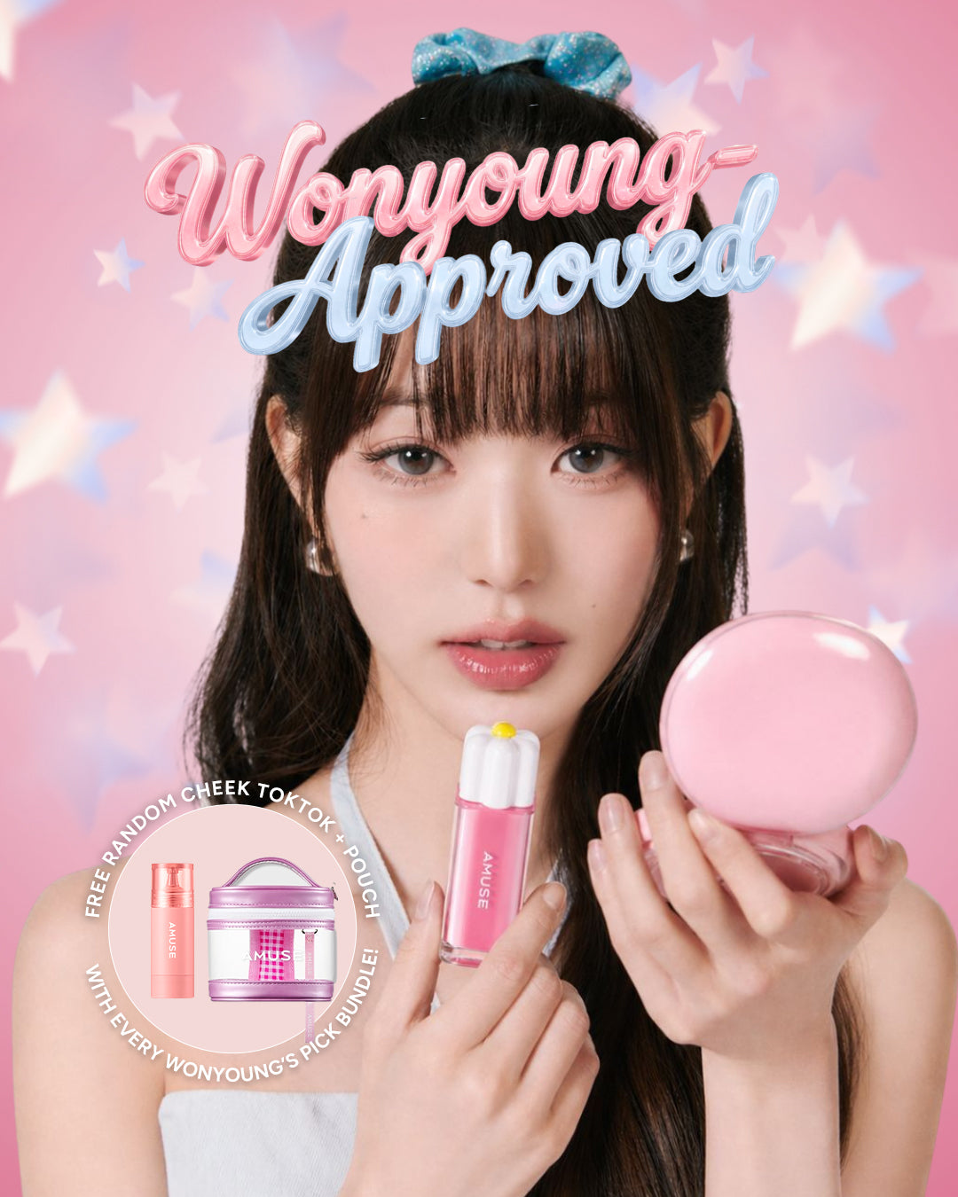 AMUSE WonYoung Dew Bundle Kit (Cushion+Tint)