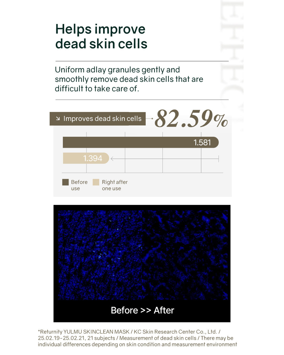 Returnity Yulmu Skinclean Mask