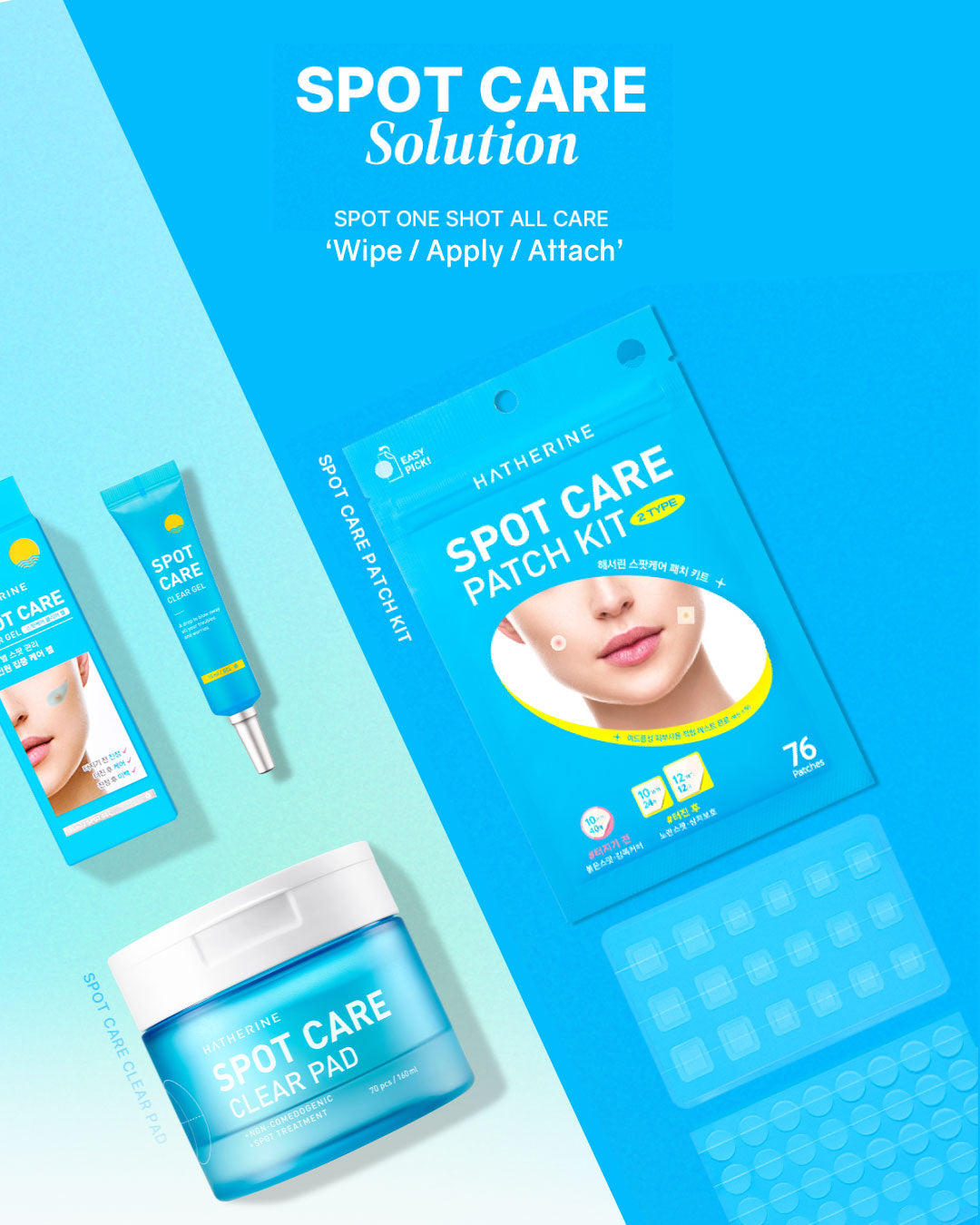 Hatherine Spot Care Patch Kit (76 patch)