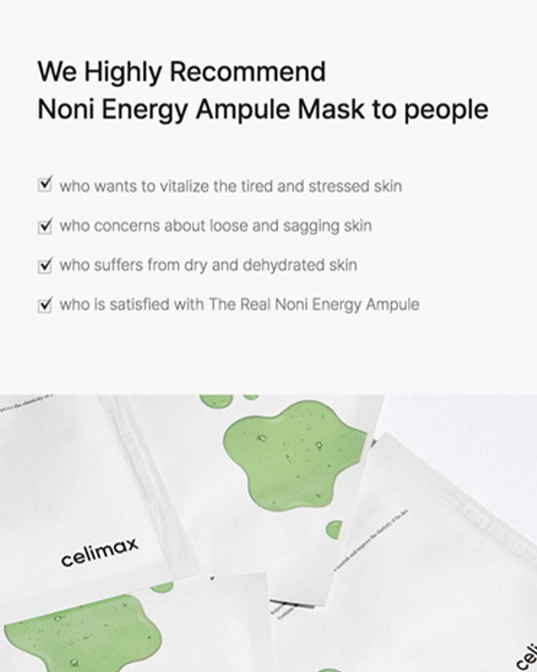 celimax The Real Noni Energy Ampoule Mask