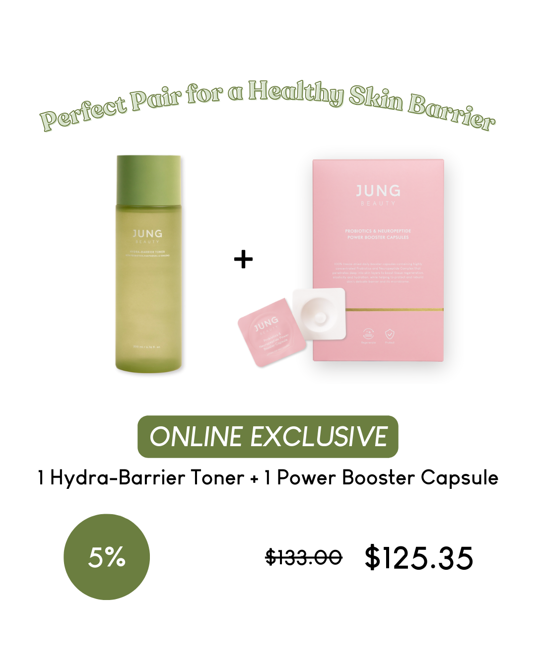 Jung Beauty Probiotics & Neuropeptide Power Booster Capsules