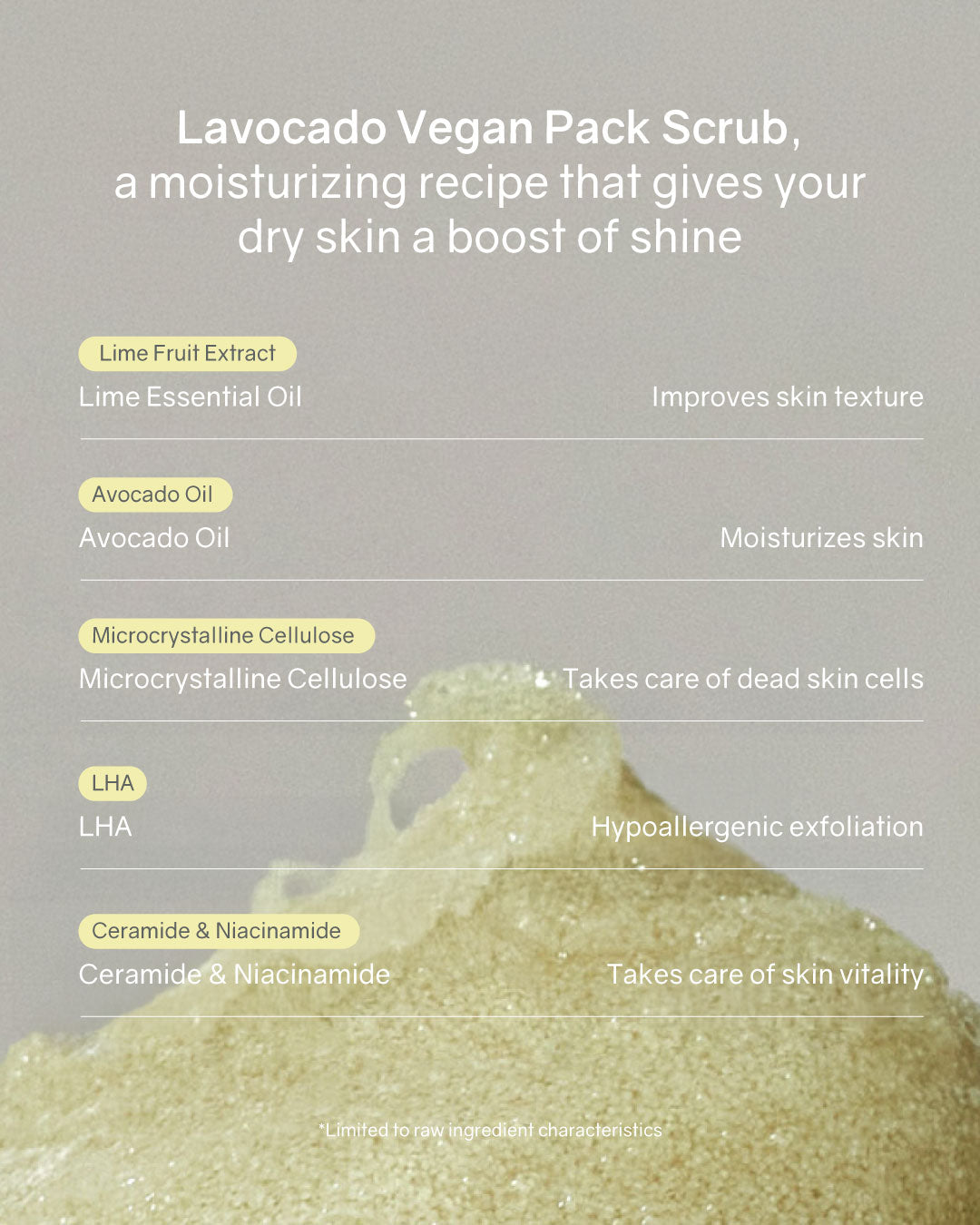 WHIPPED Vegan Pack Scrub (210g)