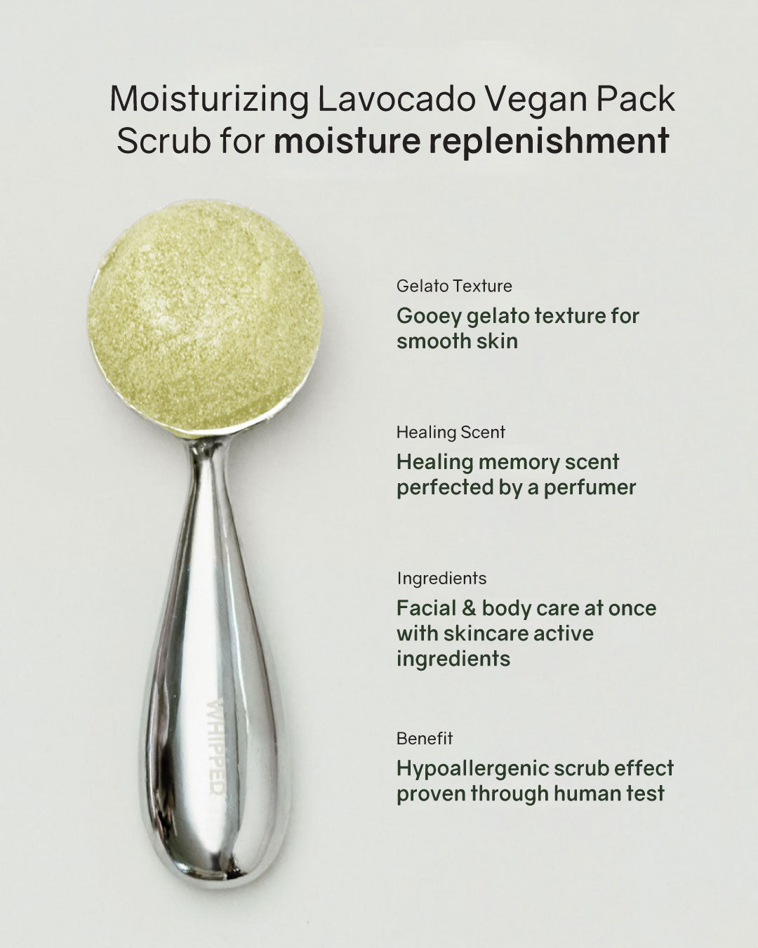 WHIPPED Vegan Pack Scrub (210g)