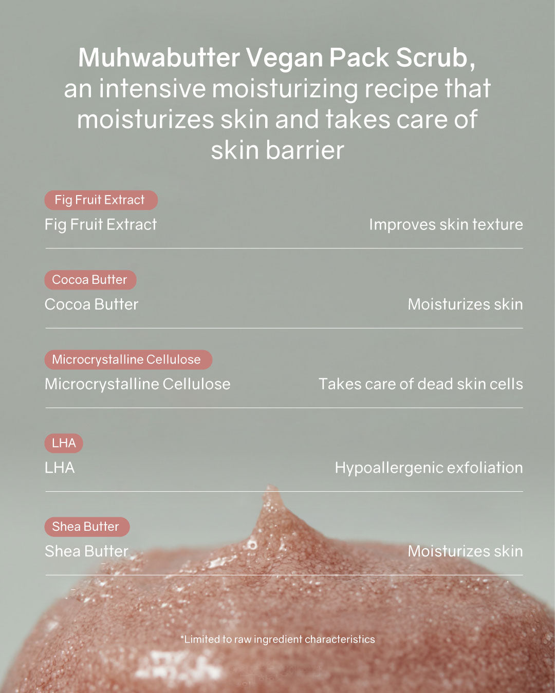 WHIPPED Vegan Pack Scrub (210g)