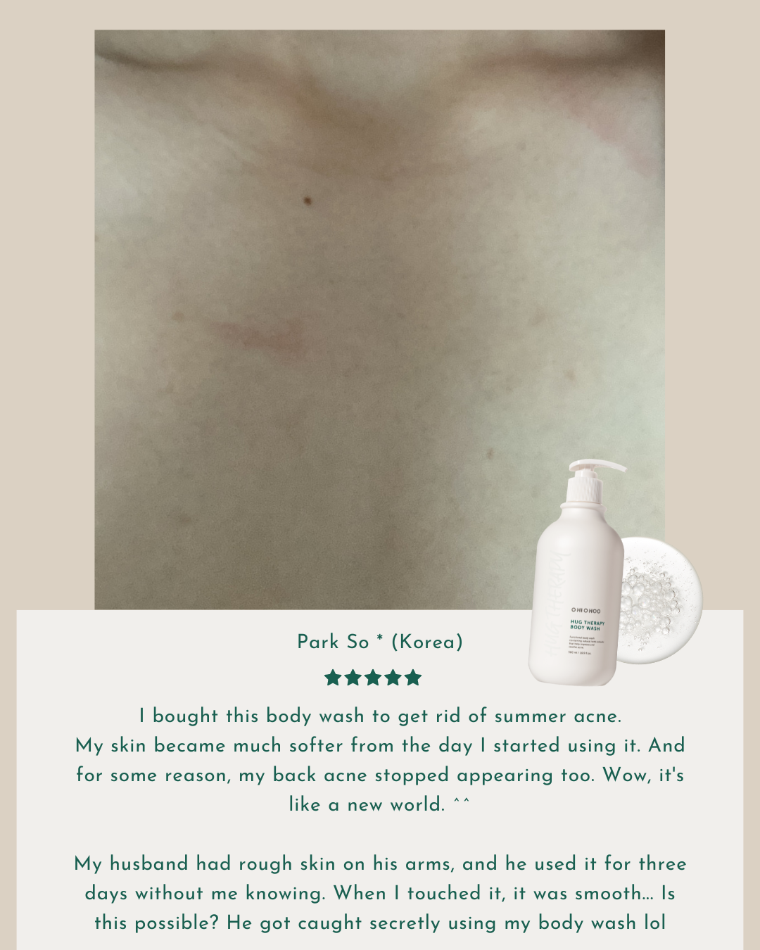 OHIOHOO Hug Therapy Body Wash