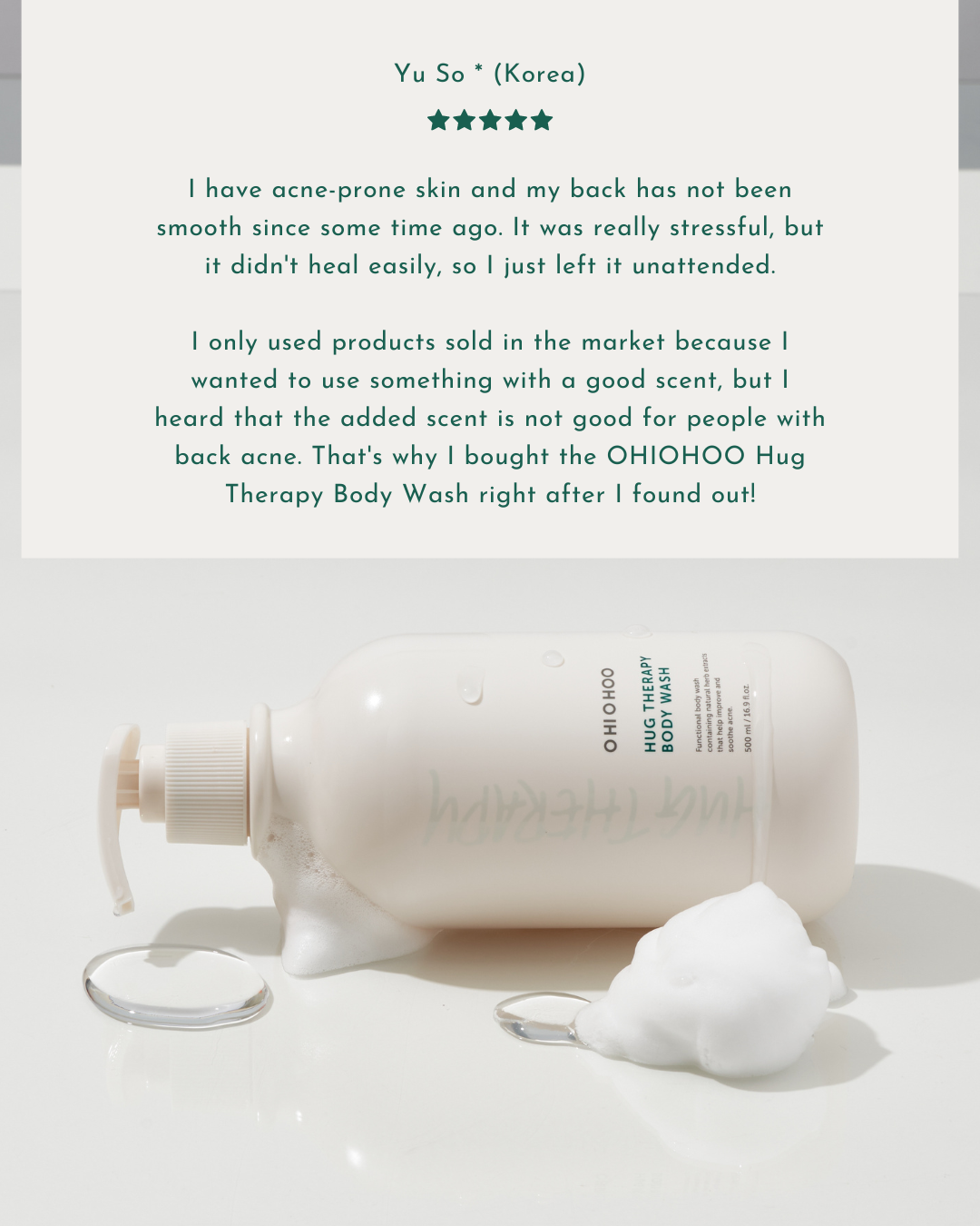 OHIOHOO Hug Therapy Body Wash