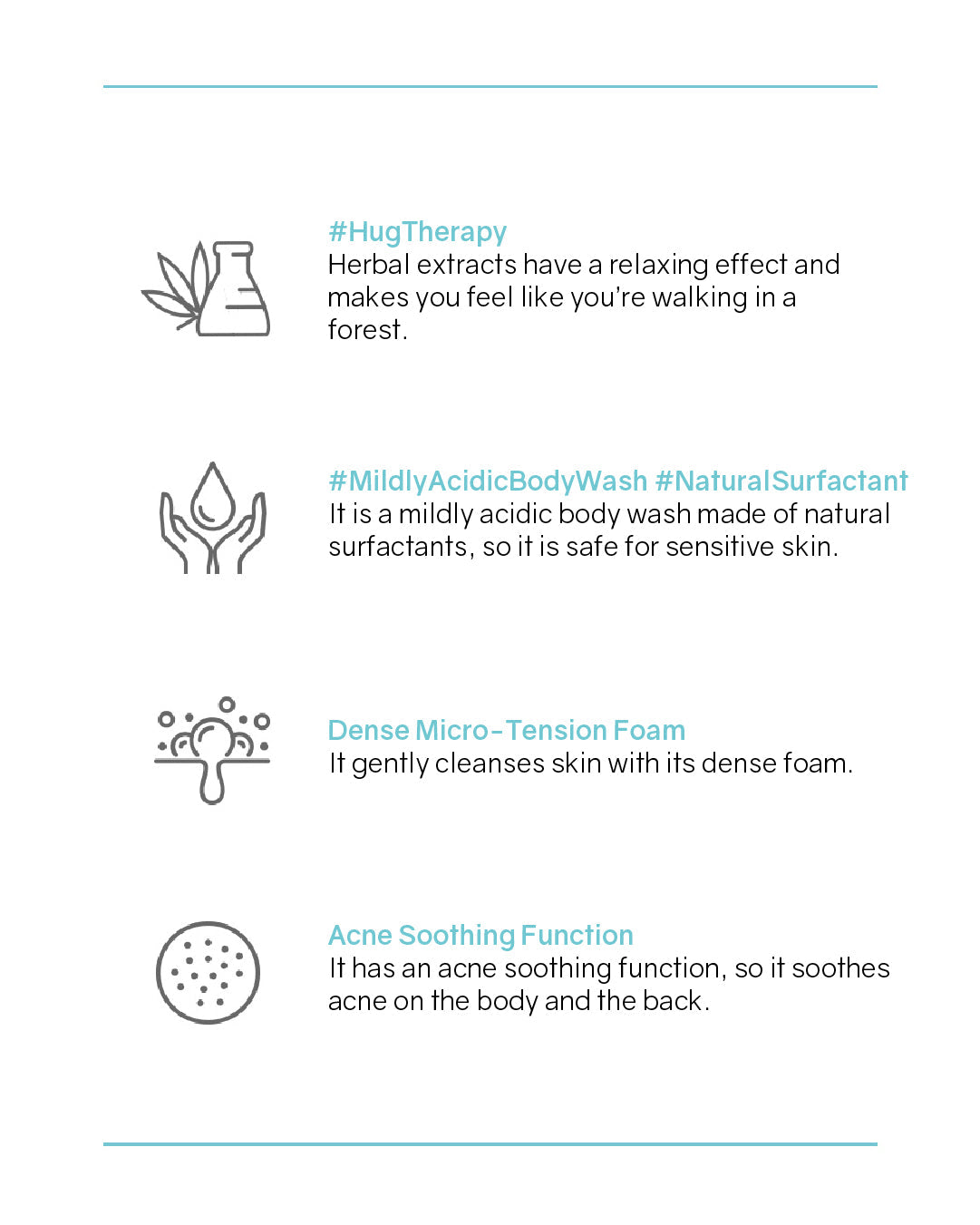 OHIOHOO Hug Therapy Body Wash