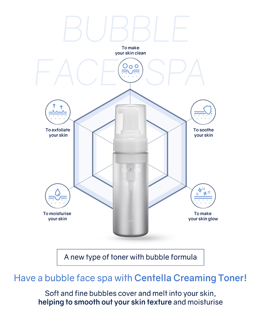 Lavien Centella Creaming Toner