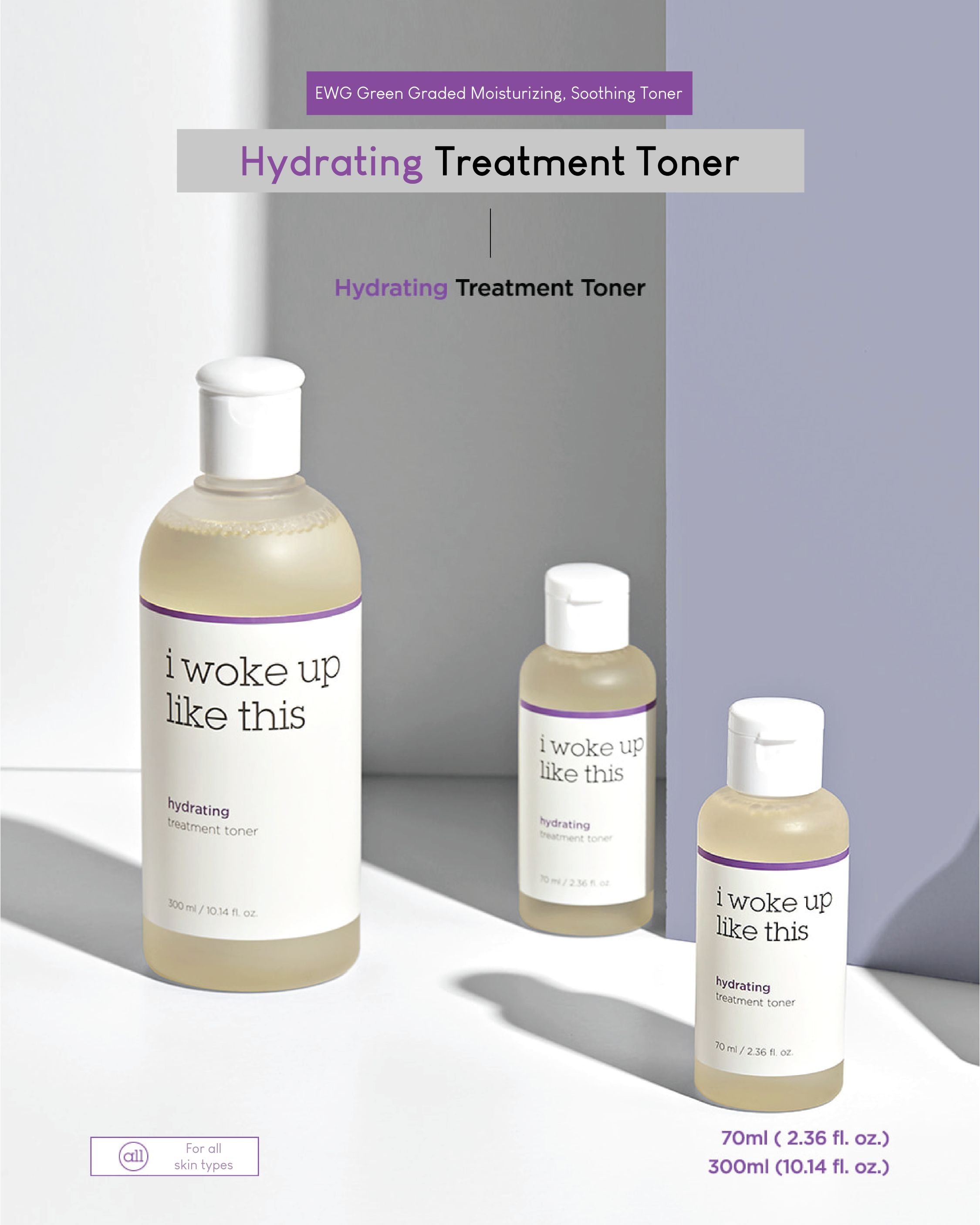 IWLT Hydrating Treatment Toner / Cotton Strips
