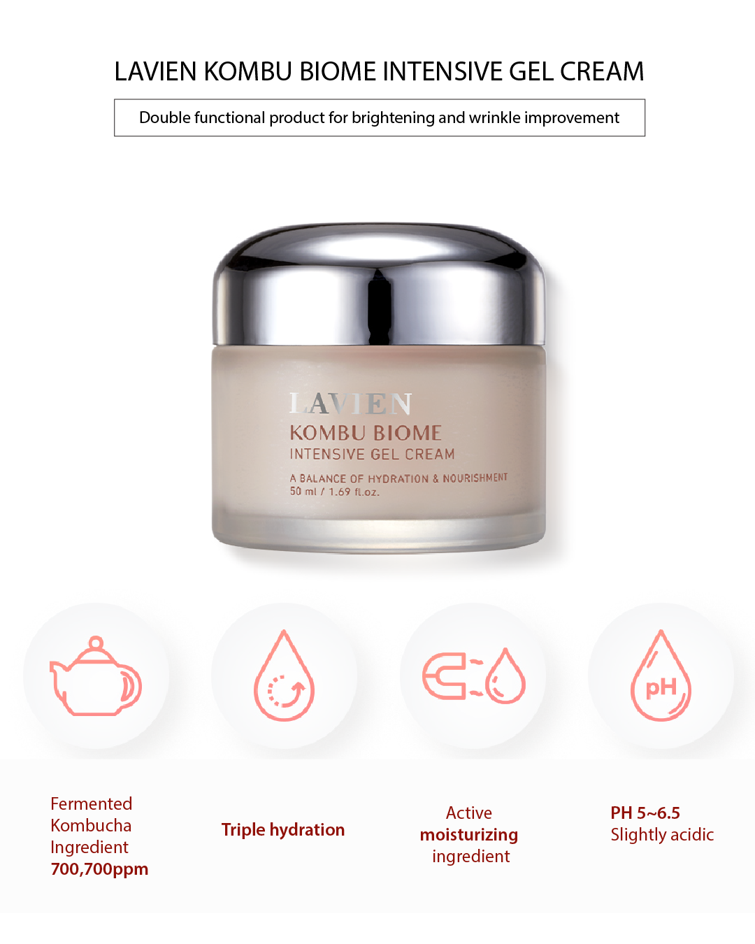 Lavien Kombu Biome Intensive Gel Cream