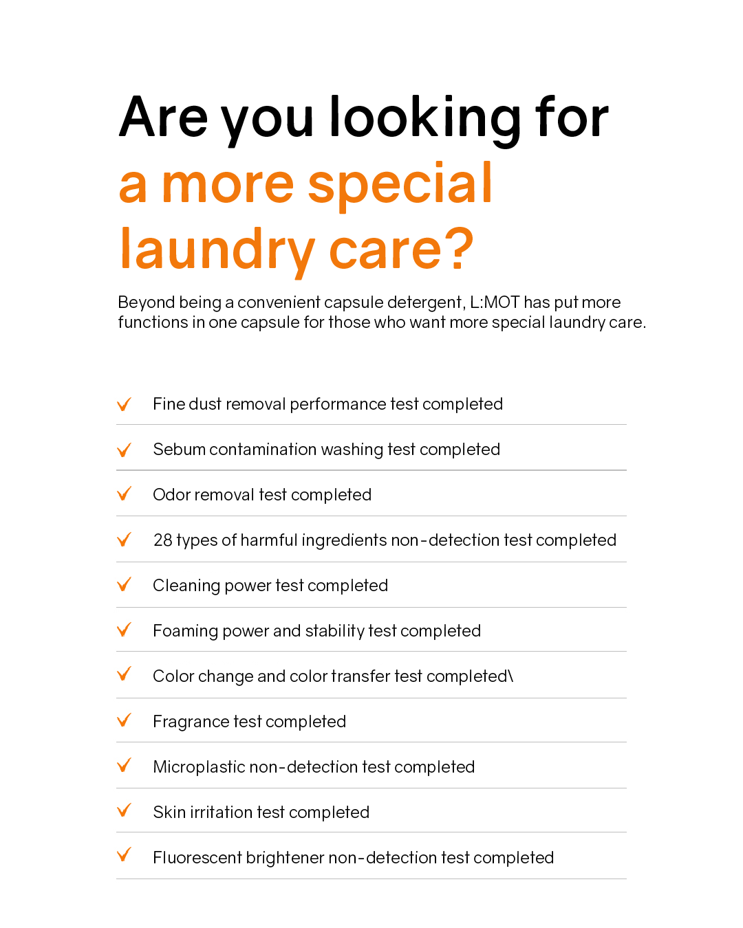 L:MOT Premium All In One Capsule Detergent