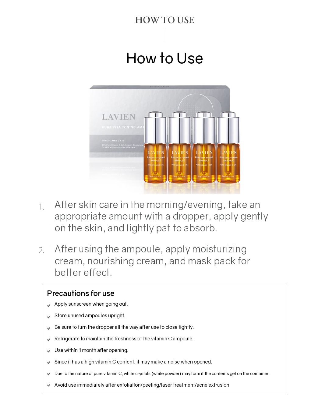 Lavien Pure Vita Toning Ampoule