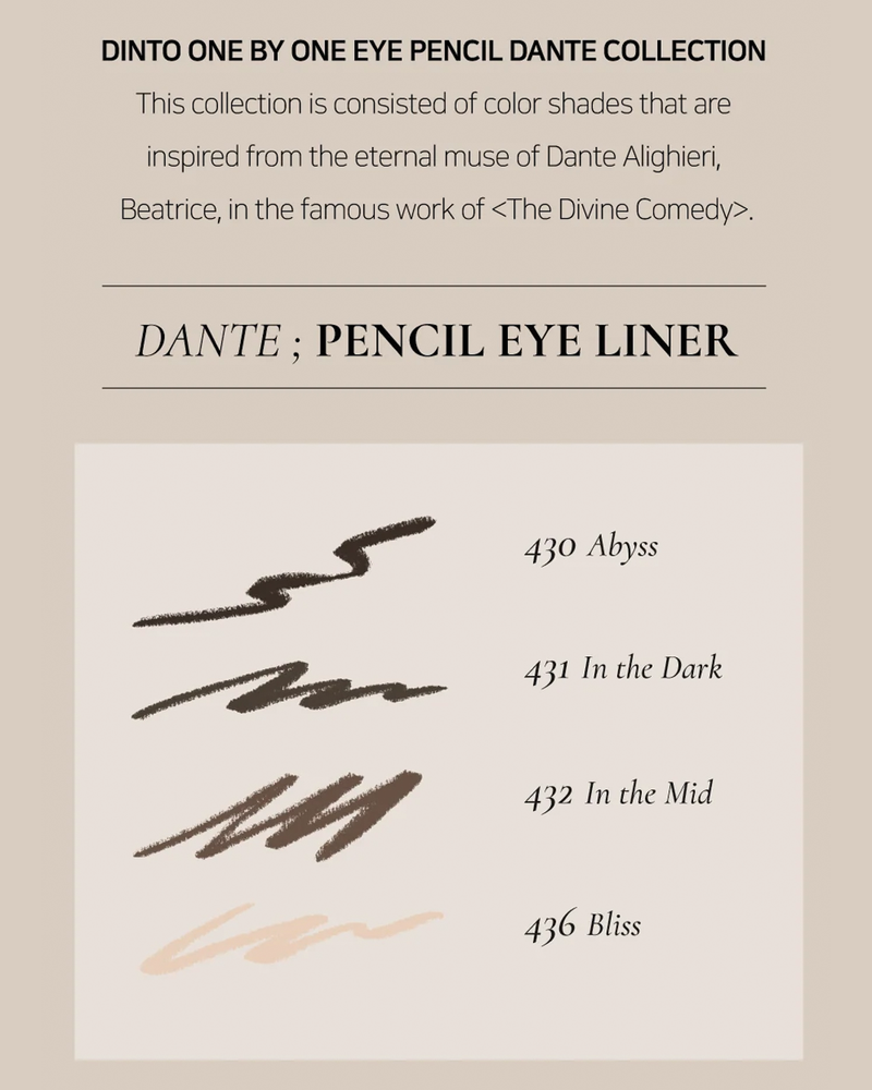 Dinto Dante One by One Eye Pencil