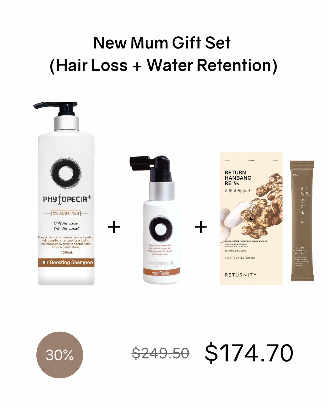 New Mum Gift Set (Hair Loss + Water Retention)