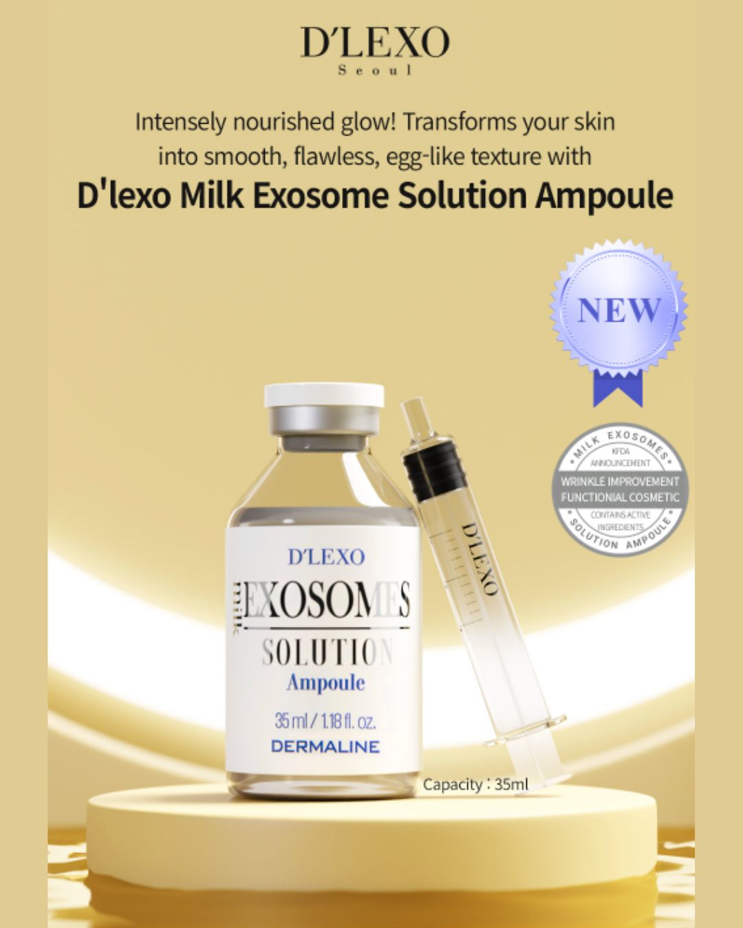 Dermaline D'LEXO Milk Exosome Solution Ampoule