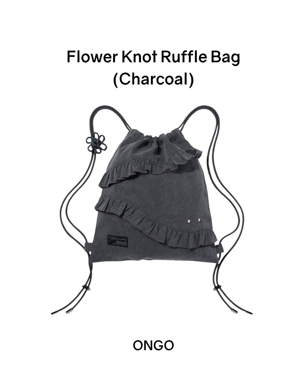 [PREORDER] ONGO Flower Knot Ruffle Bag (Dispatch Date: 17-21 Aug)