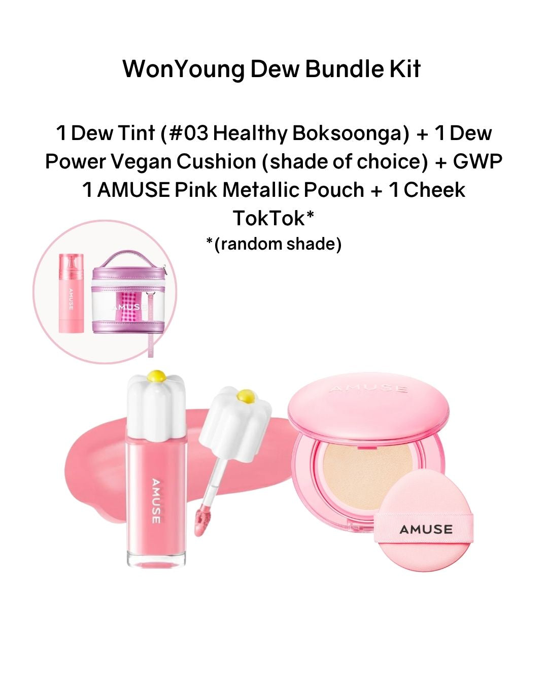 [PROMO] AMUSE WonYoung Dew Bundle Kit (Cushion+Tint)