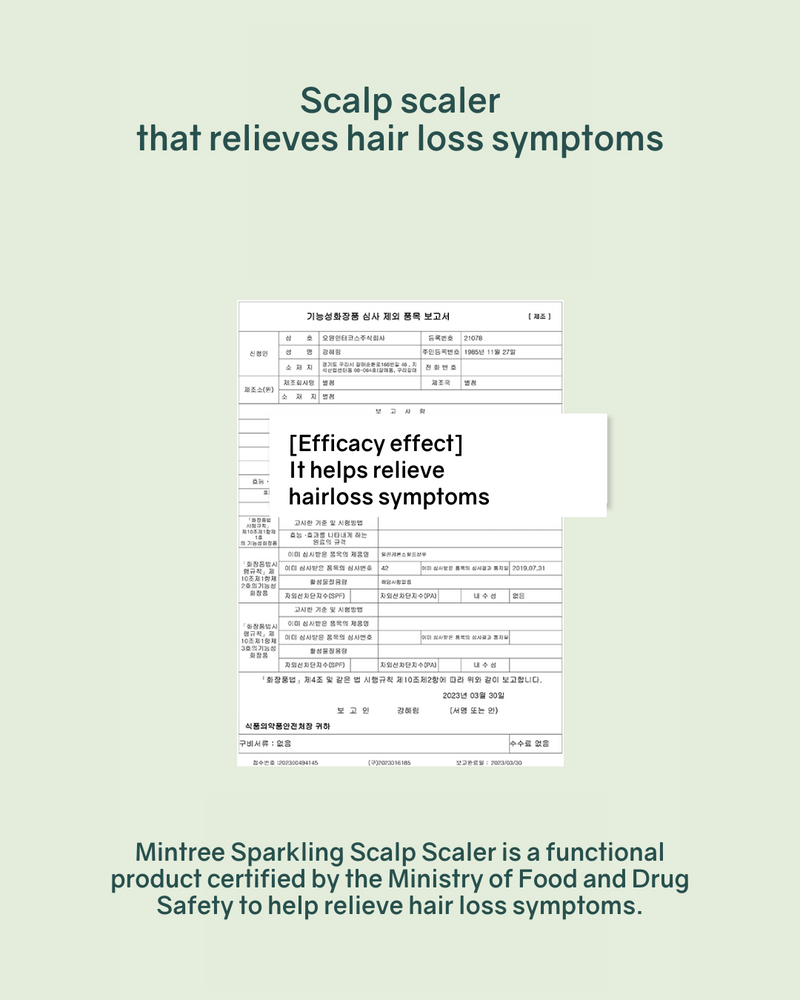 Mintree Sparkling Scalp Scaler (Upgraded)