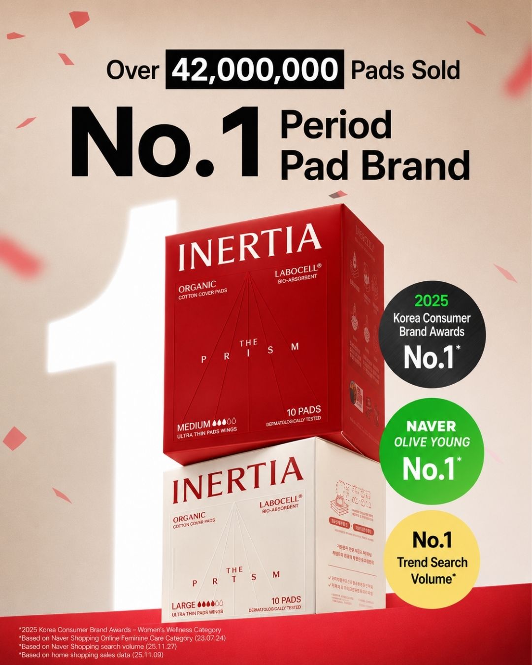 INERTIA The Prism Organic Cotton Pantyliners